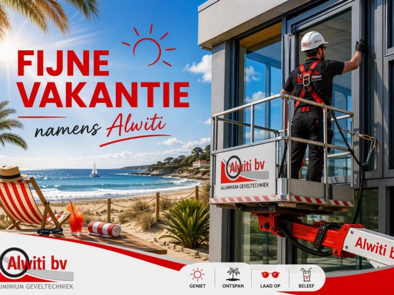 Vakantie sluiting Alwiti 2026