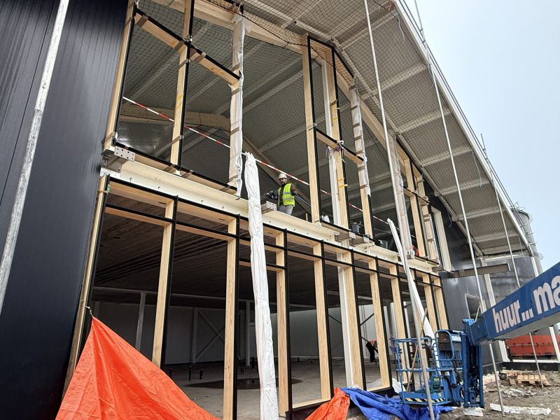 Voortgang project in Heiningen