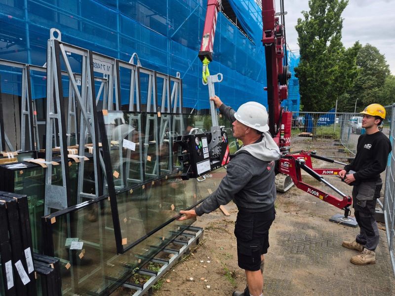 Montage gestart in Oss aan de Brabantstraat