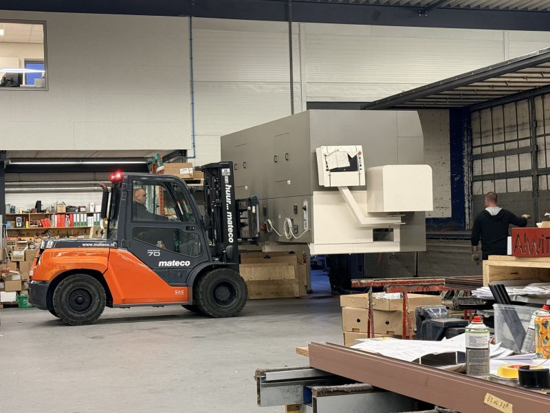 Uitbreiding machine park.